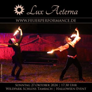 Vampir Feuershow Halloween Event
