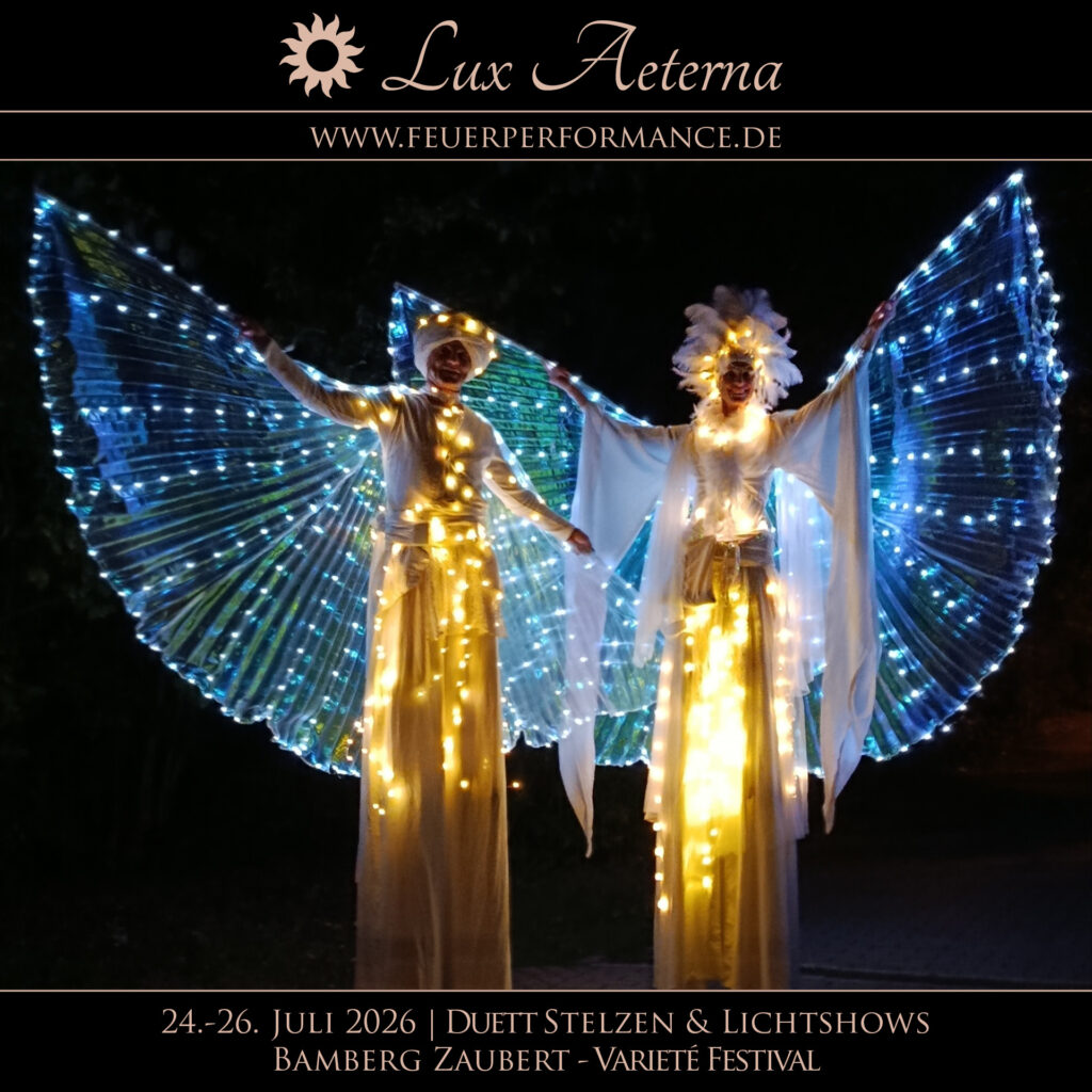 Lichtshow und Stelzen zu Bamberg zaubert 2026
