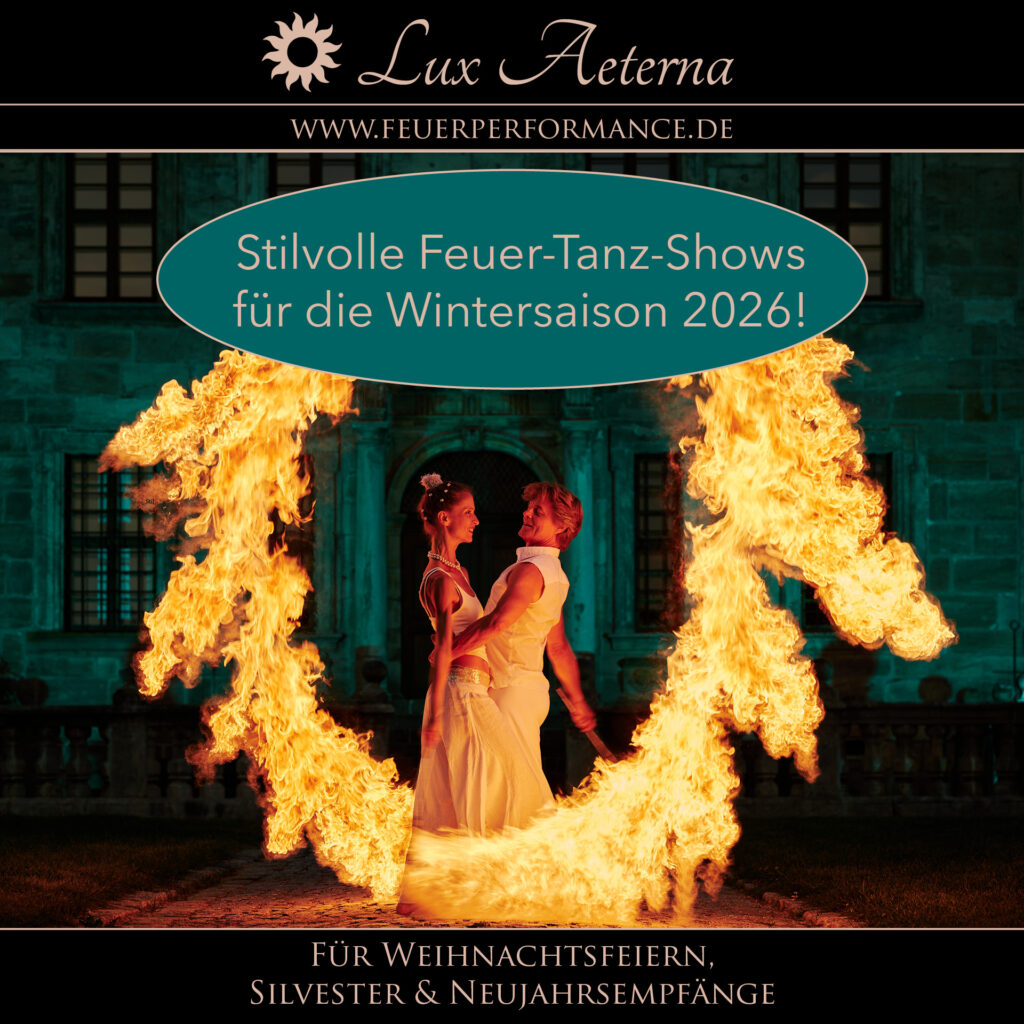 Stilvolle Feuershows für Weihnachtsfeiern